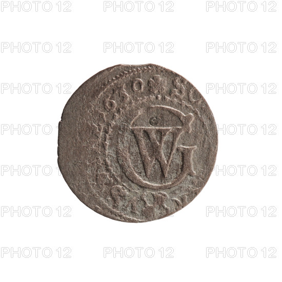 szelag, Ernest Pfahler; Obv.: Prussian eagle with a crowned letter S on its chest; rim inscription