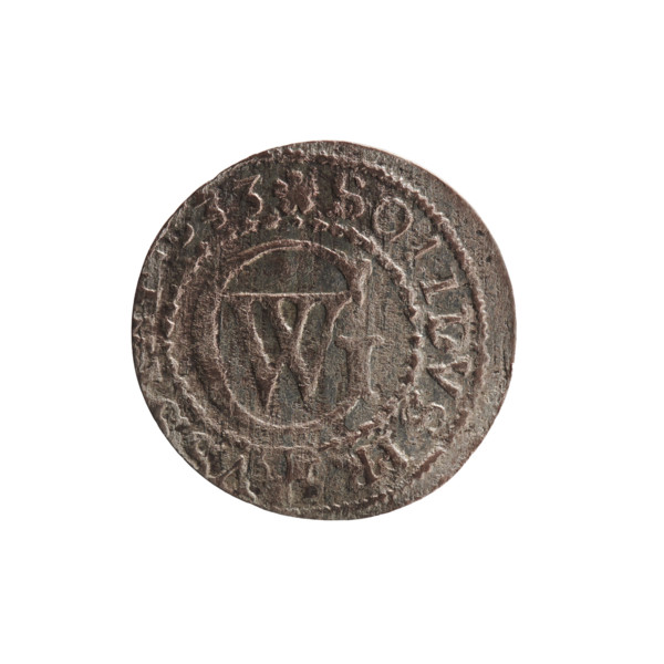 szelag, Pfahler, Ernest; obverse: Prussian eagle with crowned letter S on its chest, rim