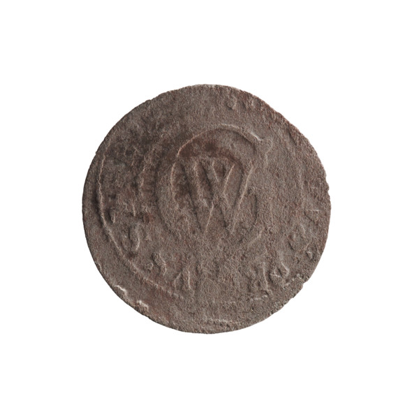 szelag, Pfahler, Ernest; obverse: Prussian eagle with on its chest a crowned letter S; in the rim