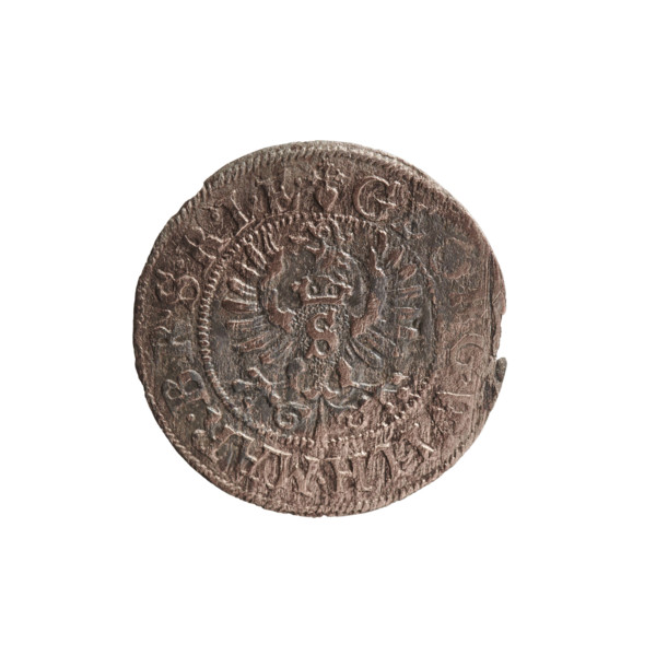 szelag by Ernest Pfahler; 1625. Obverse: Prussian eagle with a crowned letter S on its chest; rim