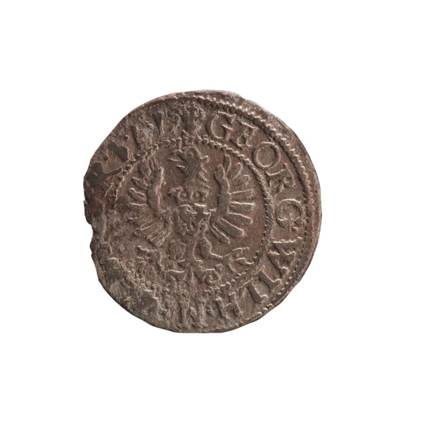 szelag; maker: Pfahler, Ernest. Obverse: Prussian eagle; on its chest a crowned letter S; in the