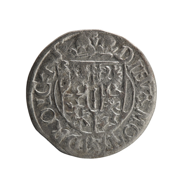 one and a half; maker: Ernest Pfahler. Coin (Königsberg, Ducal Prussia, 1622). Obverse: Royal orb
