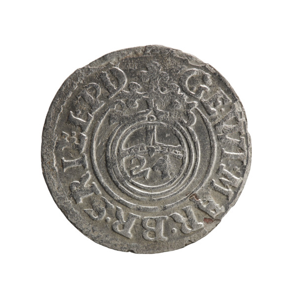 one and a half, Pfahler, Ernest, orb of rule (iconographic), cross (iconographic), George William