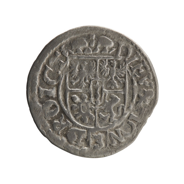 One and a half, Pfahler, Ernest, cross (iconographic), orb of rule (iconographic), George William