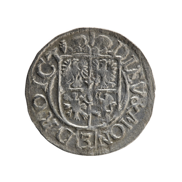 one and a half; cross (iconographic); George William Hohenzollern (Elector of Brandenburg; Duke of