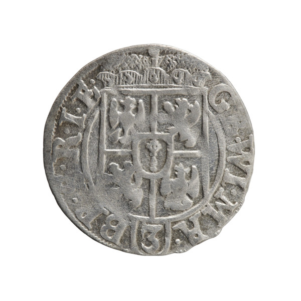 one-and-a-half, cross (iconographic), orb of rule (iconographic), George William of Hohenzollern