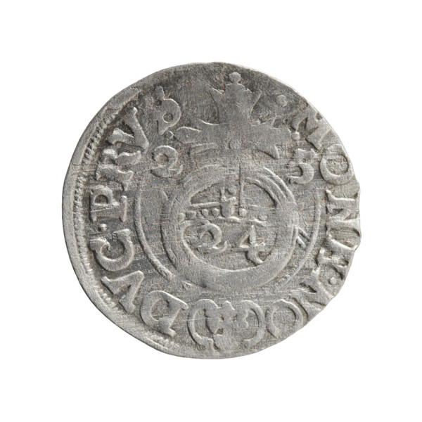 one-and-a-half, cross (iconographic), orb of rule (iconographic), George William of Hohenzollern