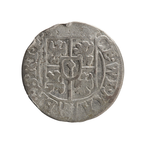One and a half, Pfahler, Ernest, cross (iconographic), orb of rule (iconographic), George William