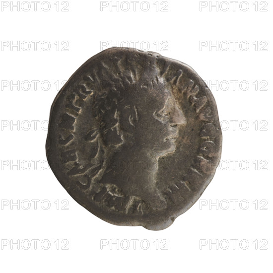 Denarius, Trajan (53–117; Roman emperor 98–117). Obverse: IMP CAES NERVA TRAIAN AVG GERM —
