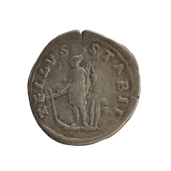 denarius, Hadrian (76–138; Roman emperor 117–138); obverse: HADRIANVS AVG COS III PP — emperor's
