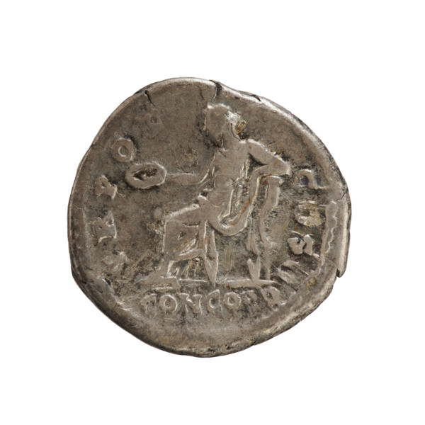 Denarius, Aelius (101–138; successor of Hadrian 136–138). Obverse: Head of Aelius right,