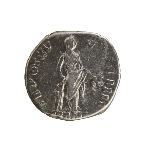 Denarius, Antoninus Pius (86–161; Roman emperor 138–161). Obverse: IMP CAES T AEL HADR A, AVG PIVS