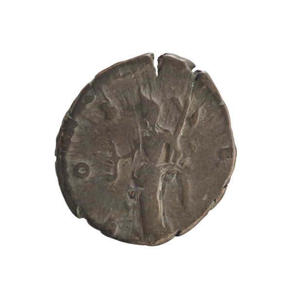 Denarius, Antoninus Pius (86–161; Roman emperor 138–161). Obverse: Head of the emperor in a laurel