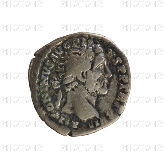 denarius, Antoninus Pius (86–161; Roman emperor 138–161). Obverse: ANTONINVS AVG PIVS PP TR P XVII.