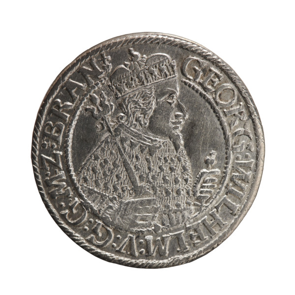 Obv. Bust facing right in mitre and electoral mantle. In the right hand a sceptre, the left resting
