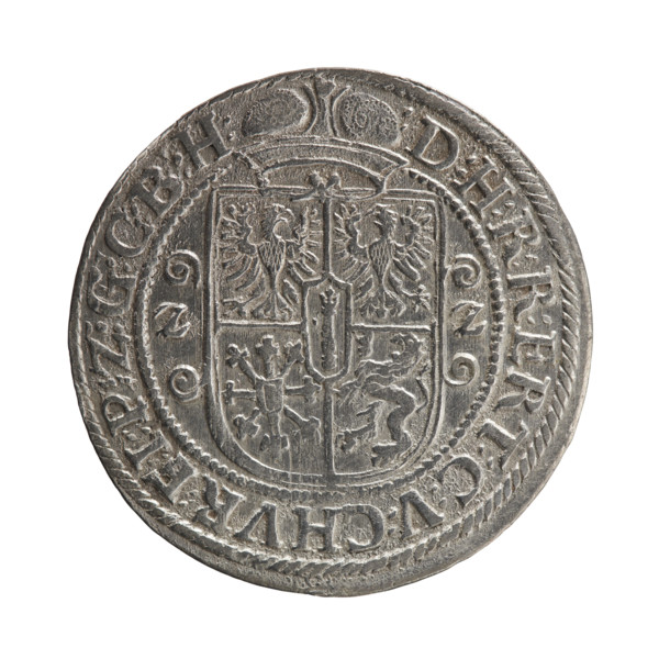 Pfahler, Ernest. Obv. Bust facing right in mitre and electoral mantle. In the right hand a sceptre,