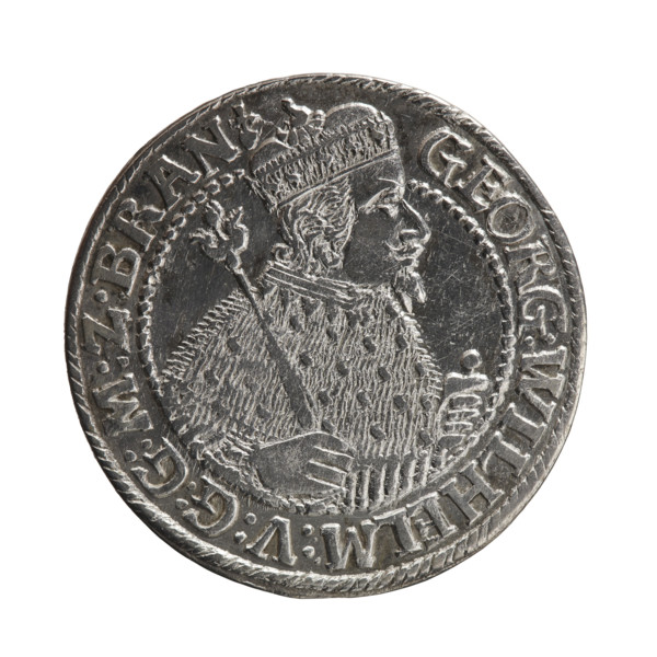 Obv. Bust facing right in mitre and electoral mantle. In the right hand a sceptre, the left resting
