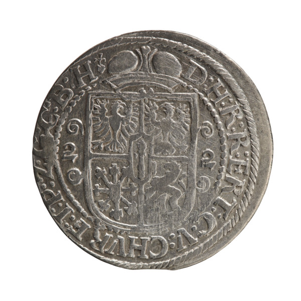 Obv. Bust facing right in mitre and electoral mantle. In the right hand a sceptre, the left resting