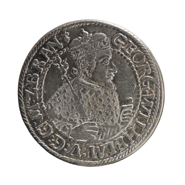 Obv. Bust facing right in mitre and electoral mantle. In the right hand a sceptre, the left resting