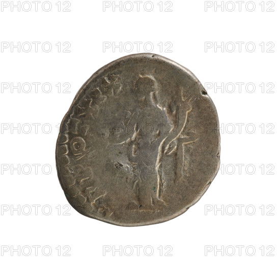 Denarius, Antoninus Pius (86–161; Roman emperor 138–161). Obverse: Emperor's head in a laurel