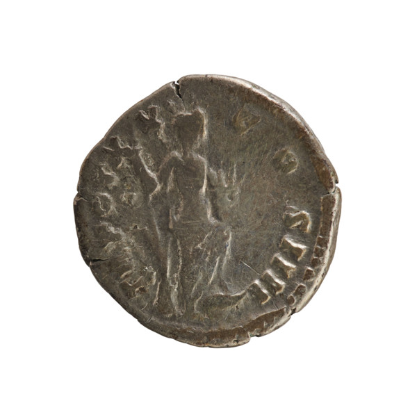 Denarius, Antoninus Pius (86–161; Roman emperor 138–161). Obverse: laureate bust of the emperor