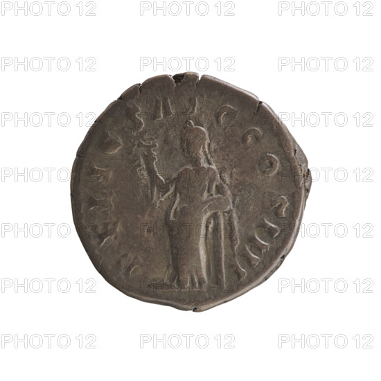 Denarius, Antoninus Pius (86–161; Roman emperor 138–161). Obverse: Emperor's head in a laurel