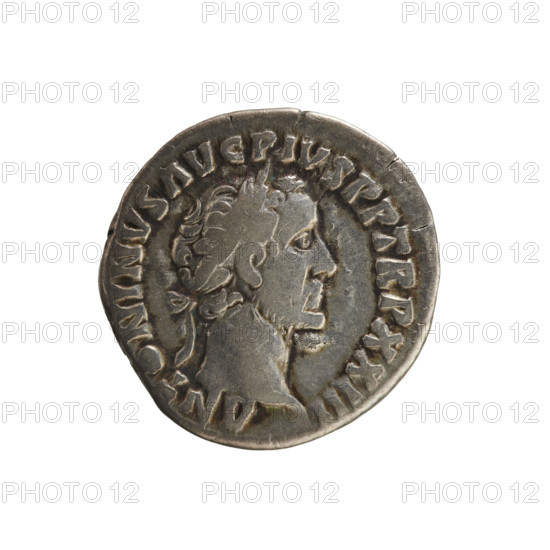 Denarius, Antoninus Pius (86–161; Roman emperor 138–161). Obverse: ANTONINVS AVG PIVS PP TR P XXIII