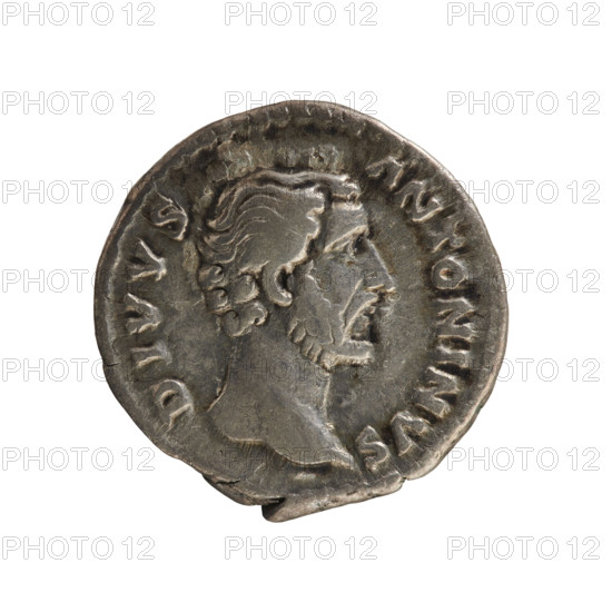 Denarius, posthumous issue for Antoninus Pius (86–161, Roman emperor 138–161) and Marcus Aurelius