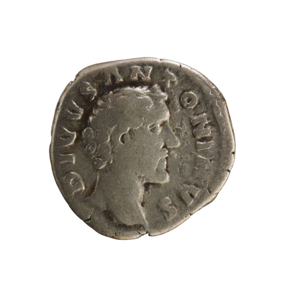 Denarius, Marcus Aurelius (121–180; Roman emperor 161–180), posthumous issue of Antoninus Pius