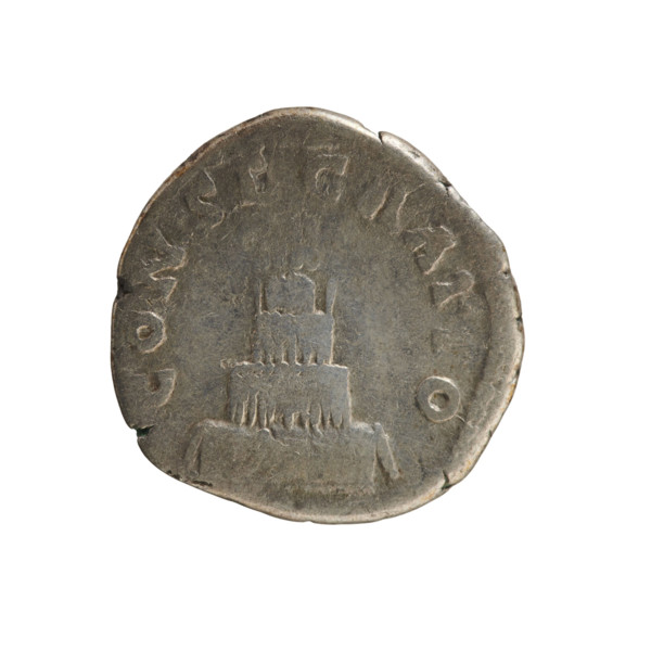 Denarius, Marcus Aurelius (121–180; Roman emperor 161–180), posthumous issue of Antoninus Pius
