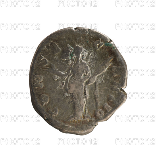 Denarius, Antoninus Pius (86–161; Roman emperor 138–161). Obverse: Bust of Faustina the Elder