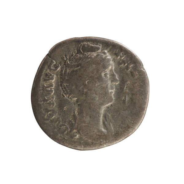 Denarius, after 141 CE. Roman Empire (27 BC–476). Obverse: DIVA AVG FA — bust of Faustina the Elder