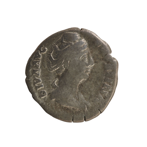 denarius, Antoninus Pius (86–161; Roman emperor 138–161); Faustina the Elder (98–141; Roman empress