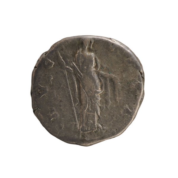 denarius, Antoninus Pius (86–161; Roman emperor 138–161), Faustina the Elder (98–141; Roman empress
