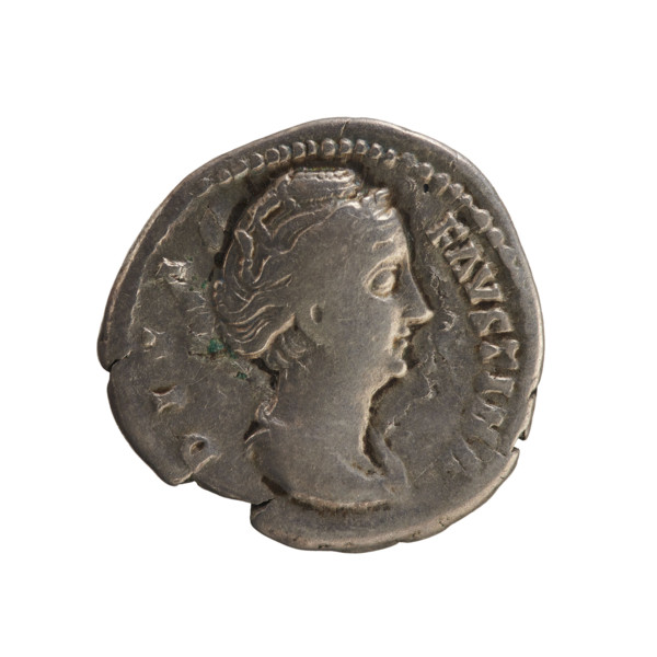 denarius, Antoninus Pius (86–161; Roman emperor 138–161), Faustina the Elder (98–141; Roman empress