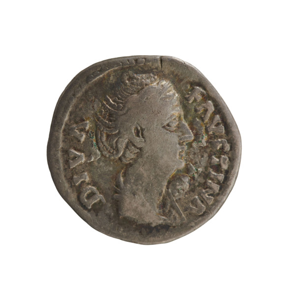 denarius, Antoninus Pius (86–161; Roman emperor 138–161), Faustina the Elder (98–141; Roman empress