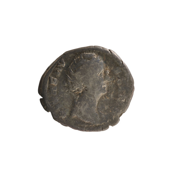 Denarius, Antoninus Pius (86–161; Roman emperor 138–161), Faustina the Elder (98–141; Roman empress