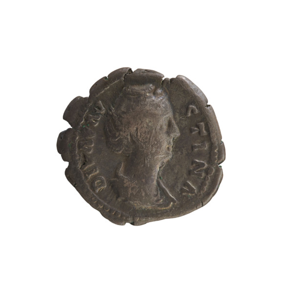 Denarius, after 141. Obv.: DIVA FAVSTINA — Bust of Faustina the Elder (98–141; Roman empress