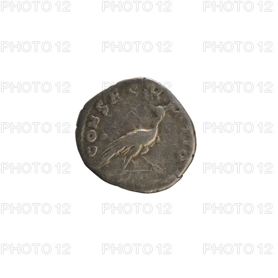 Denarius, after 141, Roman Empire (27 BC–476), Rome. Obverse: DIVA FAV STINA — bust of Faustina the