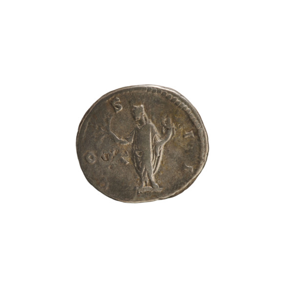 Denarius of Antoninus Pius (86–161; Roman Emperor 138–161), 145–147 CE. Obverse: head of Marcus