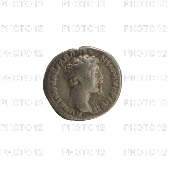 denarius, Antoninus Pius (86–161; Roman emperor 138–161), imperial busts, Marcus Aurelius (heir to
