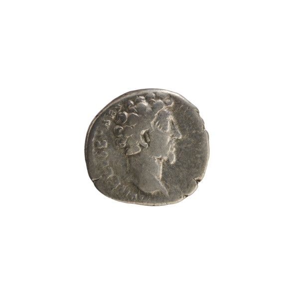 denarius, Antoninus Pius (86–161; Roman emperor 138–161), obverse: head of Marcus Aurelius (heir to