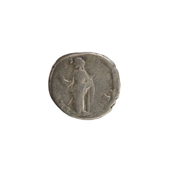 Denarius, Antoninus Pius (86–161; Roman emperor 138–161). Obverse: head of Marcus Aurelius right,