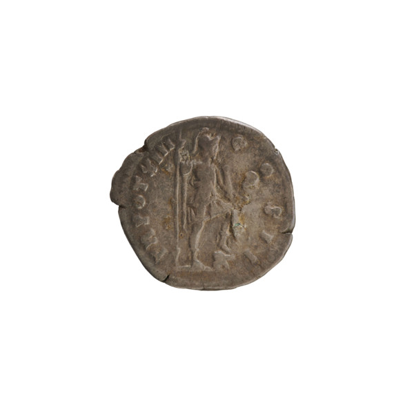 Denarius, Antoninus Pius (86–161; Roman emperor 138–161). Obverse: Bust of Marcus Aurelius (heir to