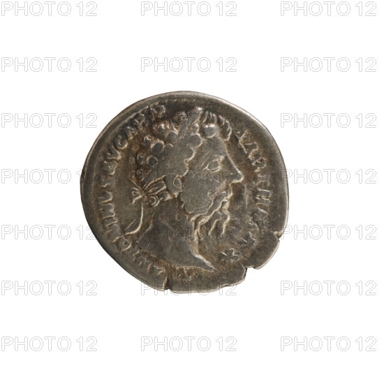 denarius, Marcus Aurelius (121–180; Roman emperor 161–180); obv. M ANTONINVS AVG ARM PARTH MAX —
