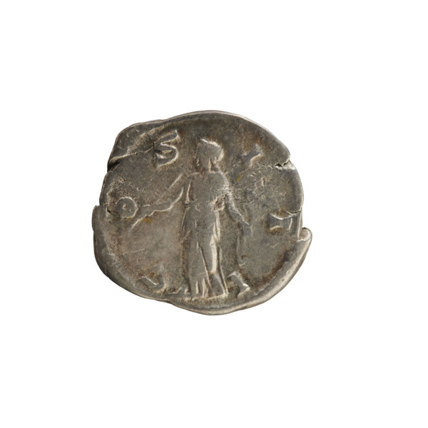 Denarius of Marcus Aurelius (121–180; Roman emperor 161–180), c. 169–170. Silver coin (weight 3.37