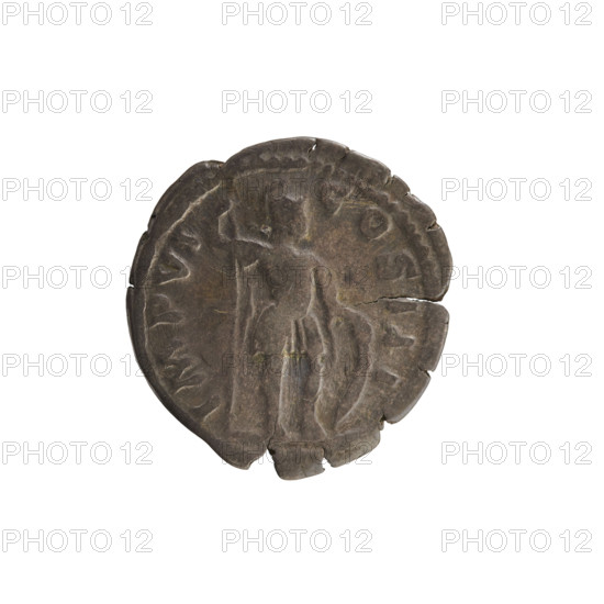 Denarius, Marcus Aurelius (121–180; Roman emperor 161–180). Obv.: Head of Marcus Aurelius with a
