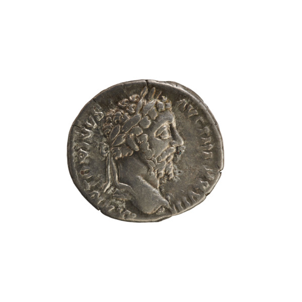 Denarius of Marcus Aurelius (121–180; Roman emperor 161–180), 173–174 CE. Obverse: Head of Marcus