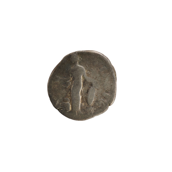 Denarius, Antoninus Pius (86–161; Roman emperor 138–161) and Faustina the Younger (ca. 130–176;