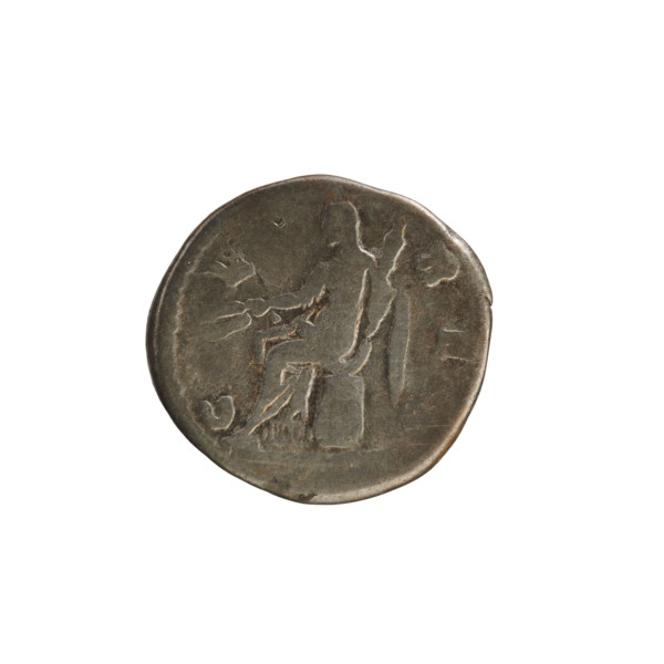 Denarius of Faustina the Younger (ca. 161–176 CE). Silver coin, weight 3.25 g. Obverse: Bust of the